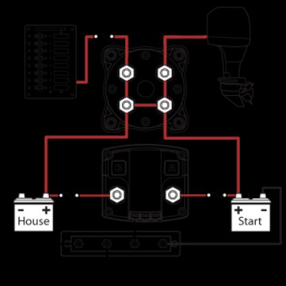 BLUE SEA SOLENOID ADD A BATTERY - 7650BSS