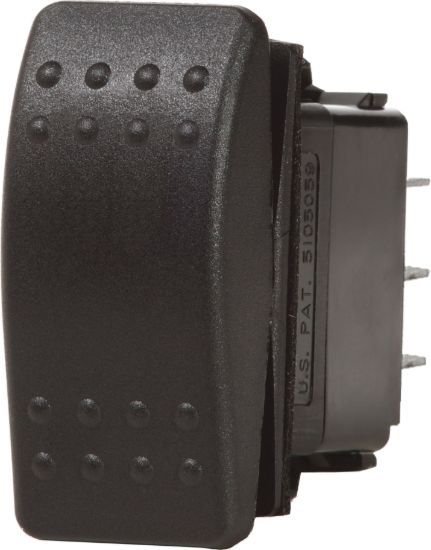 BLUE SEA SWITCH CONTURA2 SPST OFF-(ON) BLK - 7930BSS