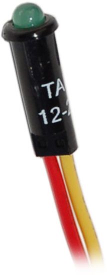 BLUE SEA LED GREEN 11/64IN 12VDC - 8172BSS