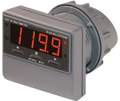 BLUE SEA METER DIGITAL AC MULTI-FUNCTION - 8247BSS