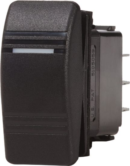 BLUE SEA SWITCH CONTURA DPST OFF-ON BLK - 8287BSS