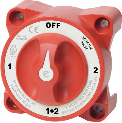 BLUE SEA SWITCH BATTERY E SELECTOR W/AFD - 9002EBSS