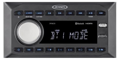 ASA AM/FM/USB/DUAL BLUETOOTH/FRONT HDMI - JWM30