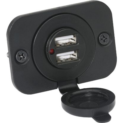 ATTWOOD MARI DUAL USB ADAPTOR - 142686
