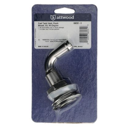 ATTWOOD MARI FLUSH FUEL VENT 90DEG SS - 660323