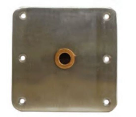 ATTWOOD MARI BASE 7X7 SS THREADED - 6773T