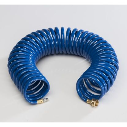 EMPIRE FAUCE 15' COILED BLU EXT HOSE - CRDCOILBLU