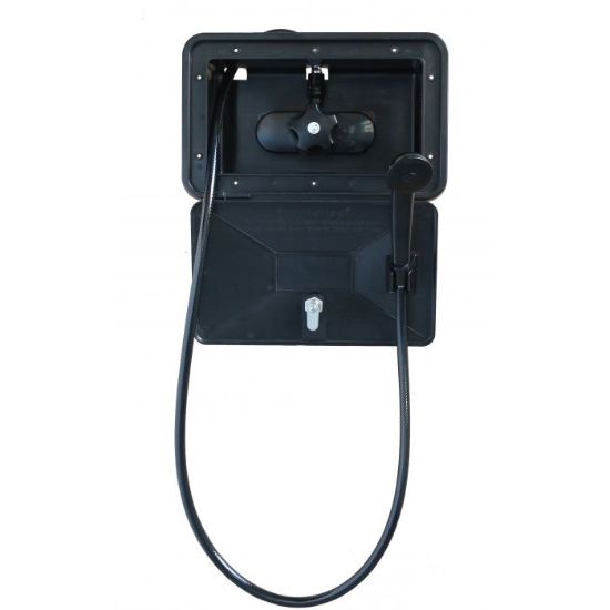 EMPIRE FAUCE SHWR BOX W/SNGL LVR BLK SHWR VALV - SHWRBOX1BL