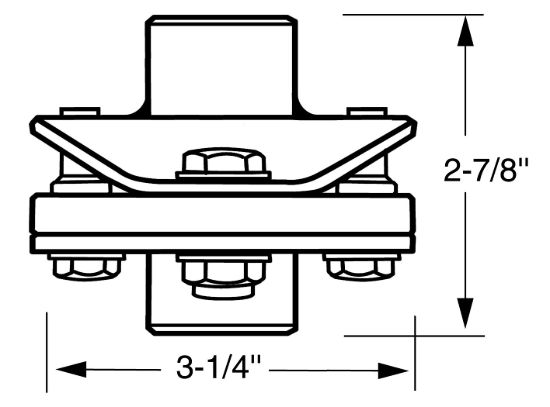 BORGESON OEM STYLE RAG JOINT - 055043