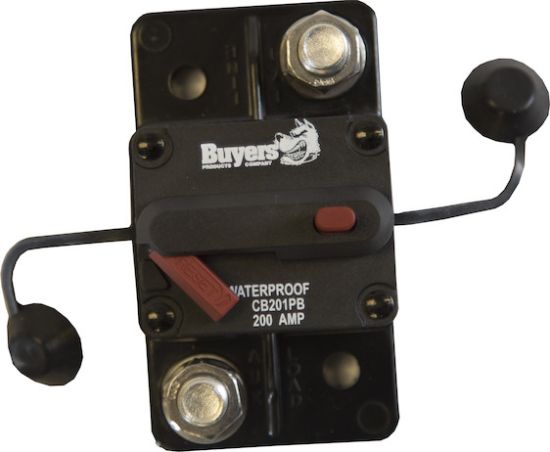 BUYERS PROD CIRCUIT BREAKER 200 AMP PUSH-TO-TRI - CB201PB