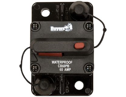 BUYERS PROD CIRCUIT BREAKER 60 AMP PUSH-TO-TRIP - CB60PB