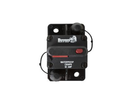 BUYERS PROD CIRCUIT BREAKER 80 AMP PUSH-TO-TRIP - CB80PB
