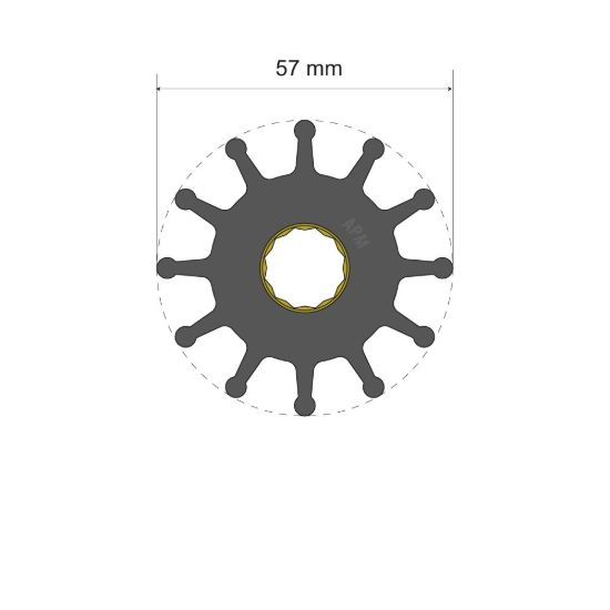 ALBIN PREMIUM IMPELLER VOLVO GAS - 0601037