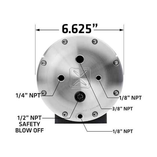 ACCUAIR ENDO TANK - 5-GAL BOLTED ALUM AIR T - AA3708