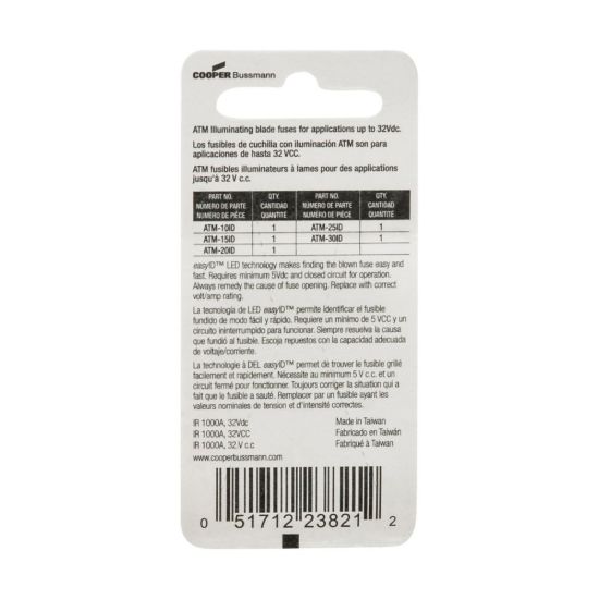 BUSSMANN ATM ID FUSE ASSORTMENT - BPATMAID