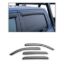 BLACK HORSE CHROME RAIN GUARDS - 144706