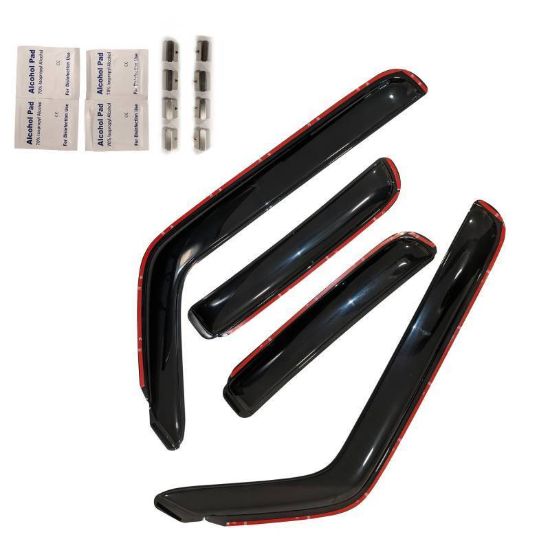 BLACK HORSE RAIN GUARD IN-CHANNEL 4PC - 1494109IN