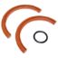 CROWN AUTO CRANKSHAFT REAR SEAL KIT - 4778228