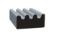 CLEAN SEAL .375 X .188 'RIBBED' EPDM W/H2  BLK - 113H250