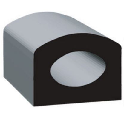 CLEAN SEAL .50 X .625 'D'  EPDM  BLA - 50512H250