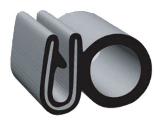 CLEAN SEAL .55 X .80 CLIP-ON W/SIDE - G7011S50