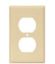 COOPER WIRE DUPLEX PLATE - IVORY - 2132VBOX