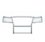 BLACK HORSE GRILLE GUARD - 17NI22MA