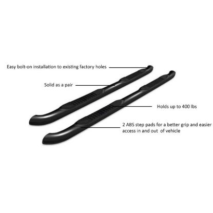 BLACK HORSE 2005-2019 NISSAN FRONTIER SIDE STEP - 9NIFRCA