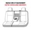 COVERCRAFT ENDURA WATERPROOF POLYESTER SEATSAV - SS8516WFBK