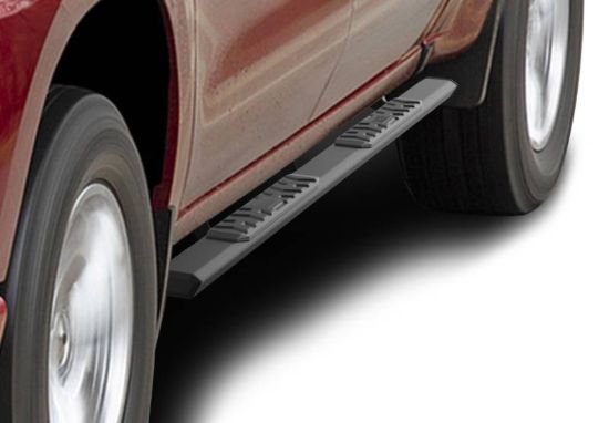 BLACK HORSE EPIC RUNNING BOARDS BLACK - E1379