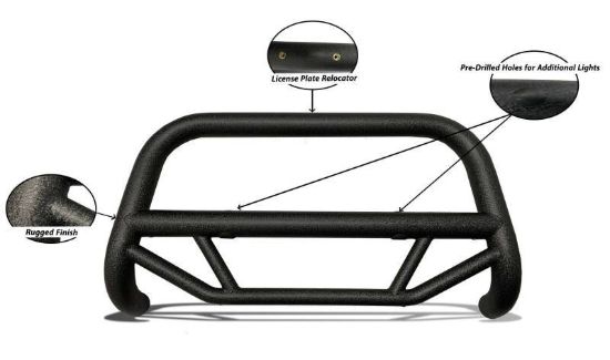 BLACK HORSE MAX T BULL BAR - MBTMF103