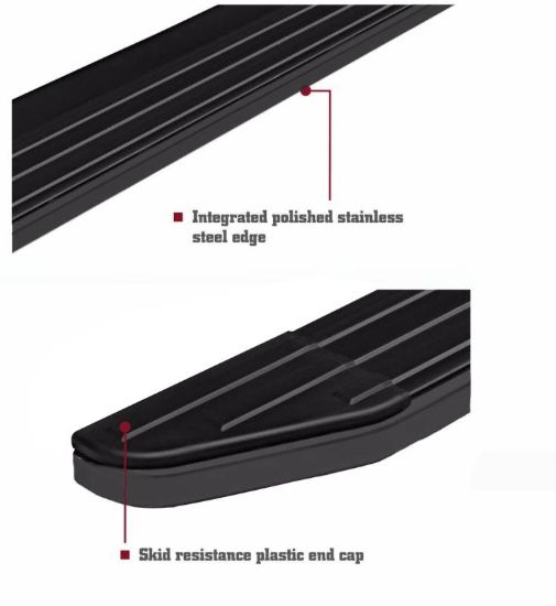 BLACK HORSE PEERLESS RUNNING BOARDS - PRR176BK