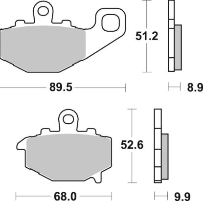 BREMBO HONDA CR125R 2002-2007  CR250R 2002 - 07KA16SP