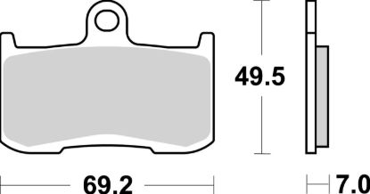 BREMBO HONDA CB1000R 2011-2016  CBR600F F4 - 07KA23SA