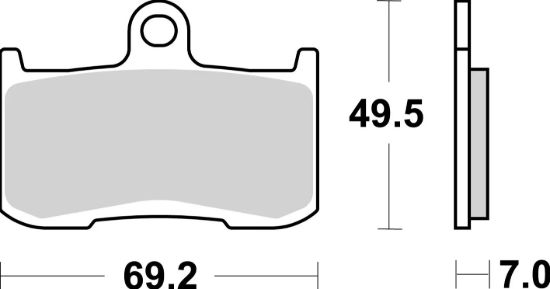 BREMBO HONDA CB1000R 2011-2016  CBR600F F4 - 07KA23SA