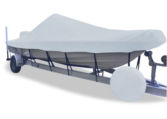 CARVER BOAT COVER  SKIFF-21  PG GRAY - 71221P10