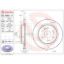 BREMBO DISCBRAKEROTOR VENTEDDISC - 09F08411