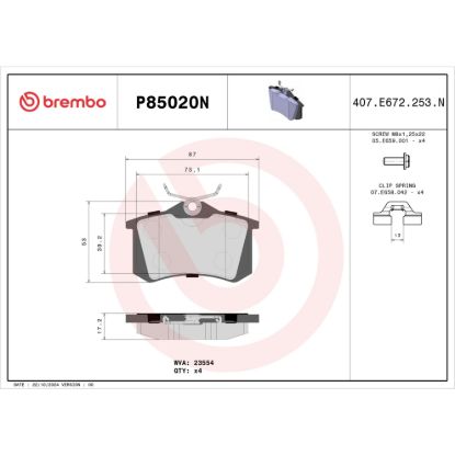 BREMBO KIT - KT00463