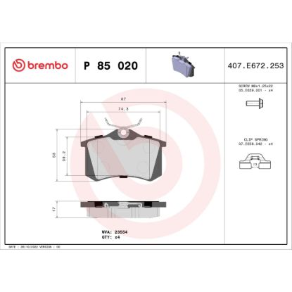 BREMBO KIT - KT04221
