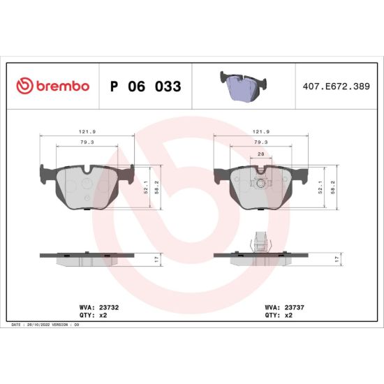 BREMBO KIT - KT04406