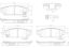 BREMBO DISC BRAKE PAD SET - P10045N