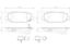 BREMBO DISC BRAKE PAD SET - P18024N