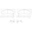 BREMBO DISCBRAKEPADSET NAOCERAMIC - P23195N