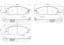 BREMBO DISC BRAKE PAD SET - P24181N