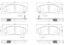 BREMBO DISC BRAKE PAD SET - P28073N