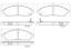 BREMBO DISC BRAKE PAD SET - P28105N