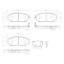 BREMBO DISC BRAKE PAD SET - P30036N