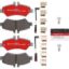 BREMBO DODGE/MERCED/SPRNTR REAR PADS - P50084SD