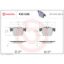 BREMBO DISC BRAKE PAD SET - P50133N