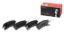 BREMBO DISCBRAKEPADSET LOWMETAL - P56082